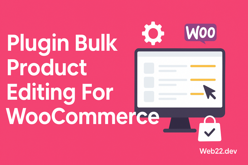 Plugin Bulk Product Editing For WooCommerce