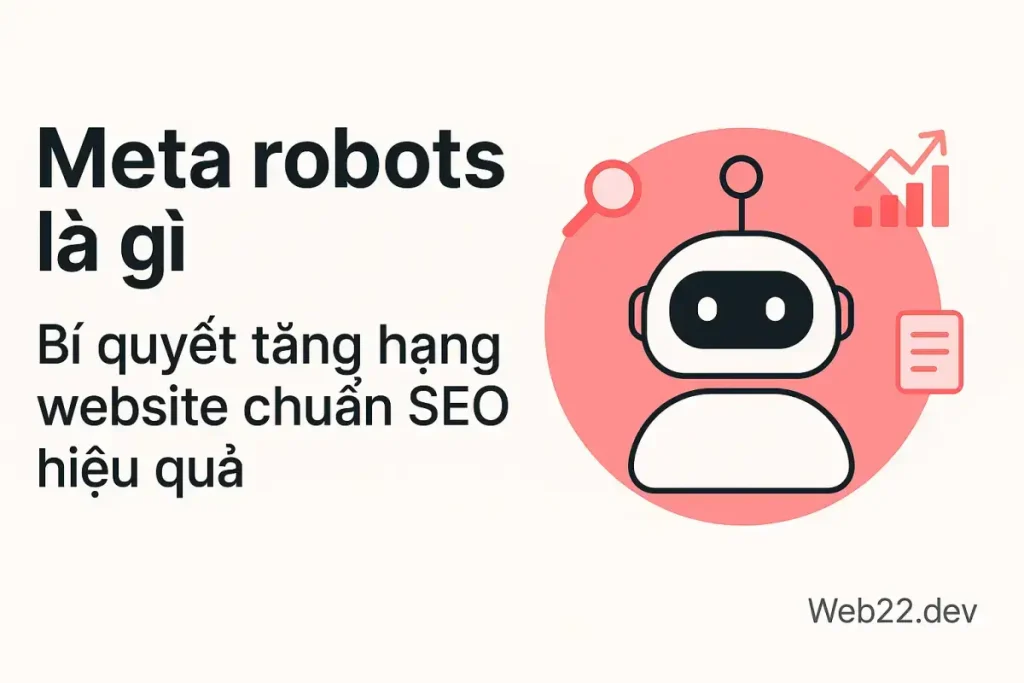 Meta robots là gì Bí quyết tăng hạng website chuẩn SEO hiệu quả
