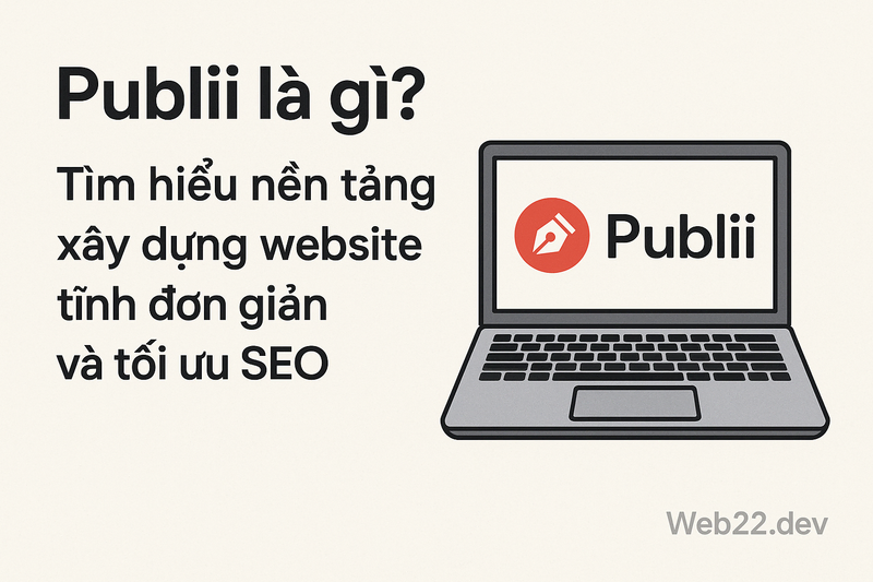 Publii là gì? Tìm hiểu nền tảng xây dựng website tĩnh đơn giản và tối ưu SEO