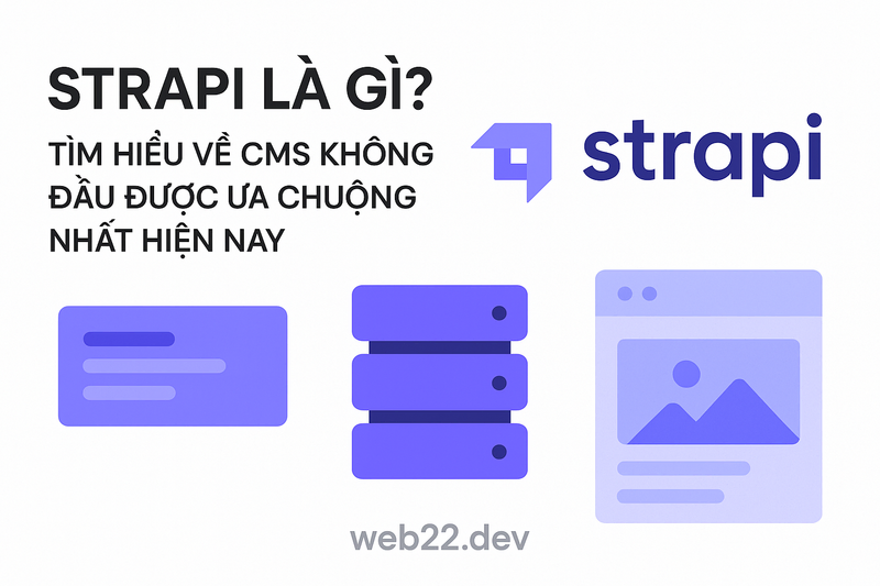 Strapi là gì Tìm hiểu về CMS không đầu được ưa chuộng nhất hiện nay
