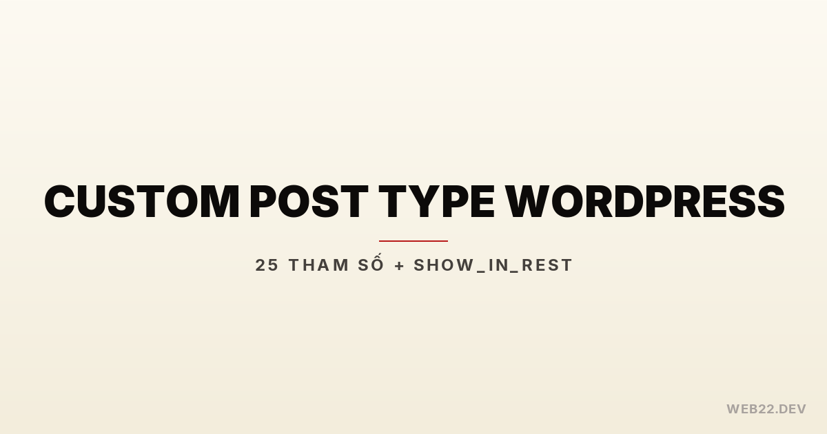 Featured: custom post type wordpress