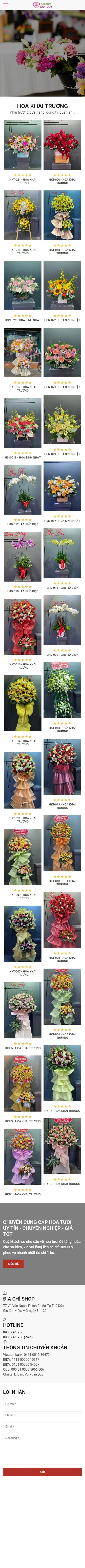 Danh mục theo dịp trên điện thoại
