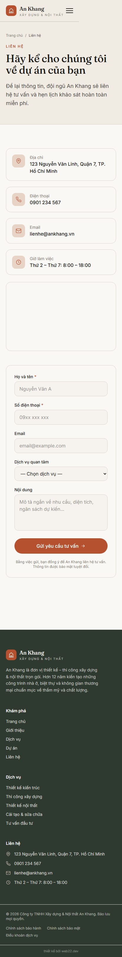 Liên hệ trên điện thoại