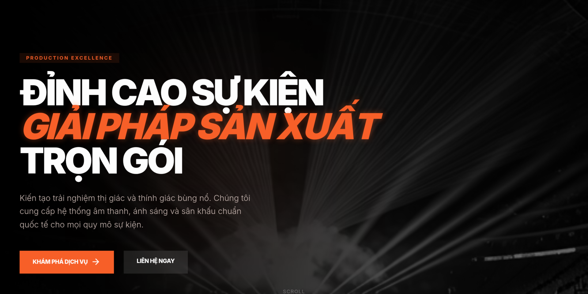 Quốc Việt Sound & Light — web giải pháp sự kiện trọn gói
