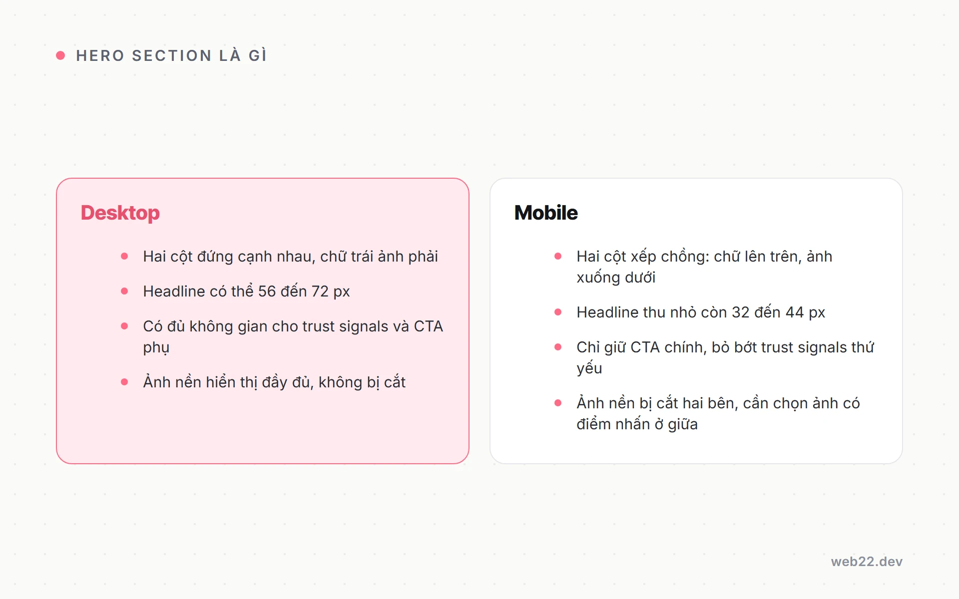 Hero section là gì và làm sao để phần đầu trang giữ chân được người ghé thăm 4 Hero section trên màn hình máy tính và điện thoại