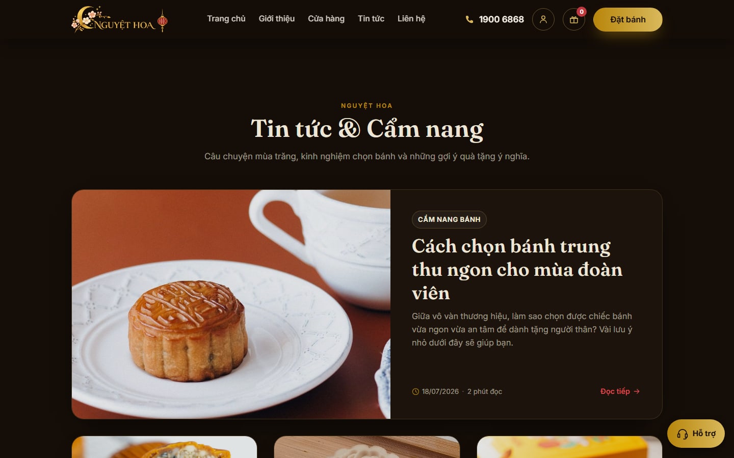 Trang cẩm nang bánh trung thu
