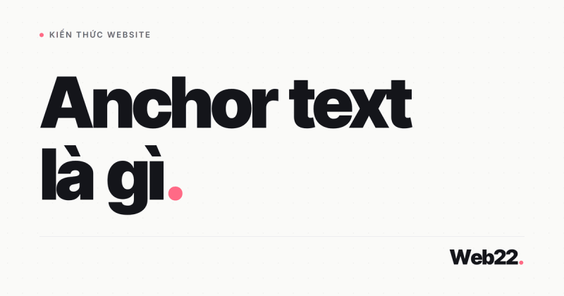 Anchor Text Là Gì? Cách Đặt Tự Nhiên Và Những Lỗi Hay Gặp Khi Dùng Link