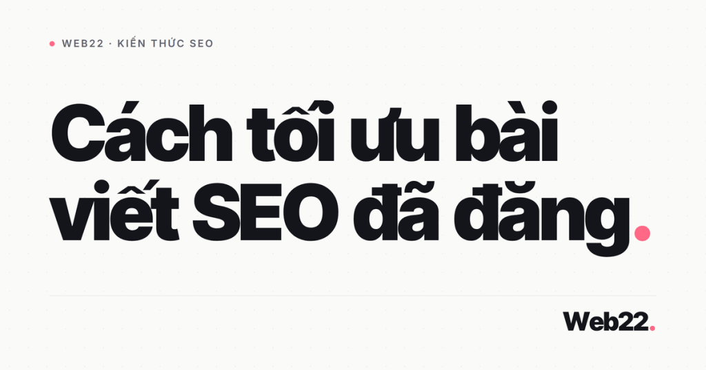 cach toi uu bai viet seo