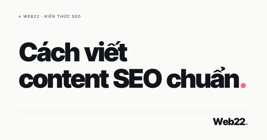 cach viet content seo chuan