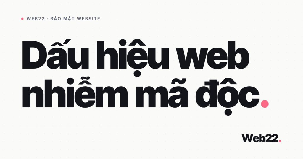 dau hieu website nhiem ma doc