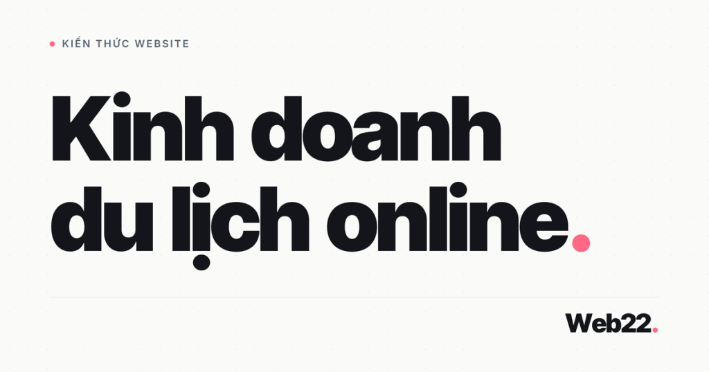 kinh doanh du lich online