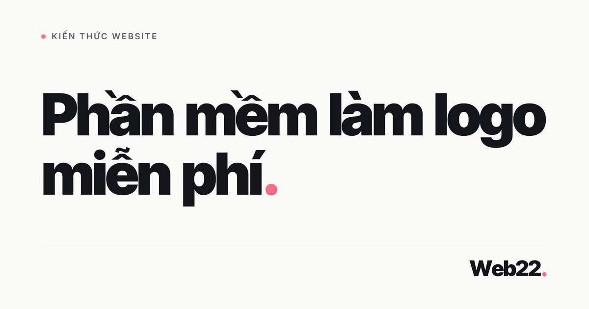 Phần mềm thiết kế logo miễn phí: so sánh 5 công cụ và cảnh báo về bản quyền