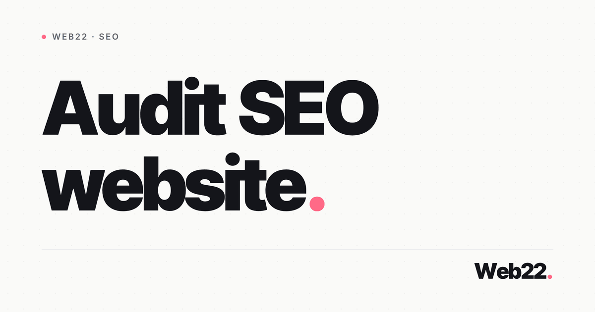 Audit SEO website 1 Audit SEO website
