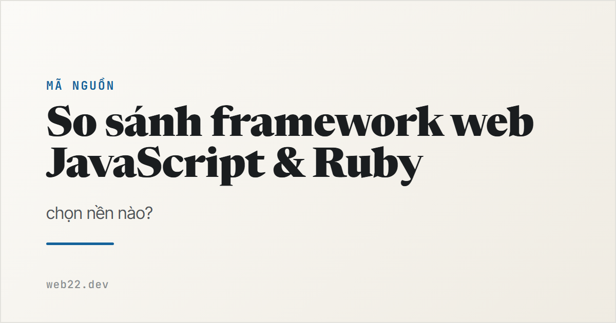 so sanh framework js ruby