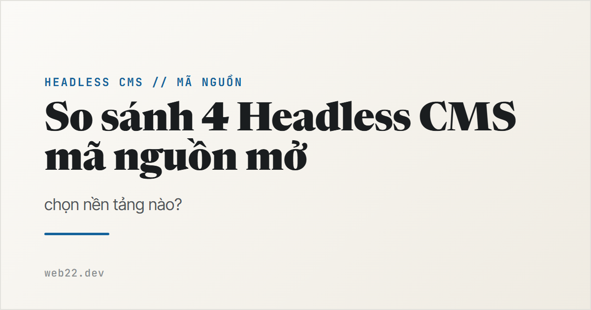 so sanh headless cms