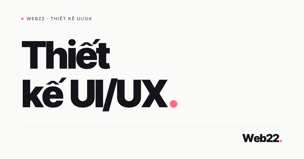 Thiết kế UI/UX